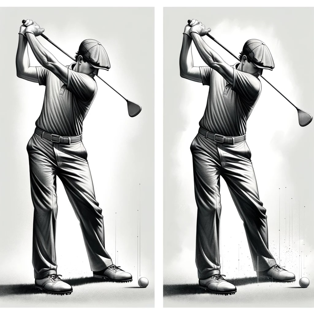 Golfers stance